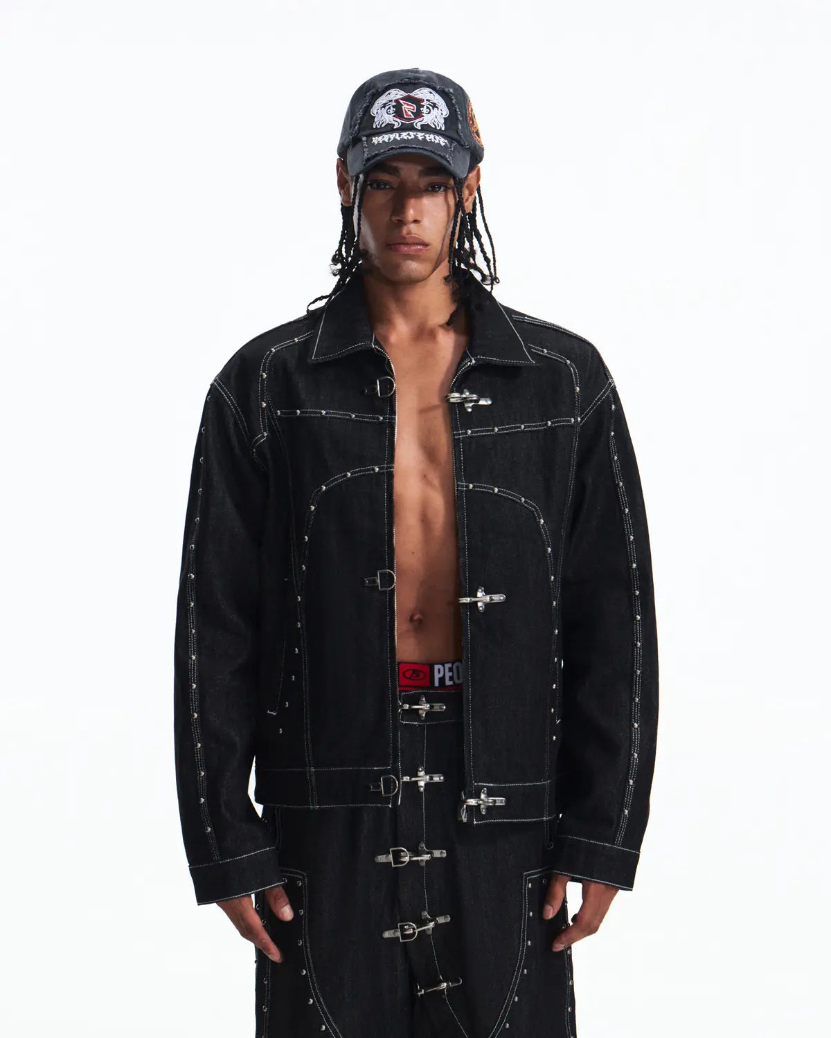 Peoplesense Fireman Clasp Raw Denim Jacket – peoplesense