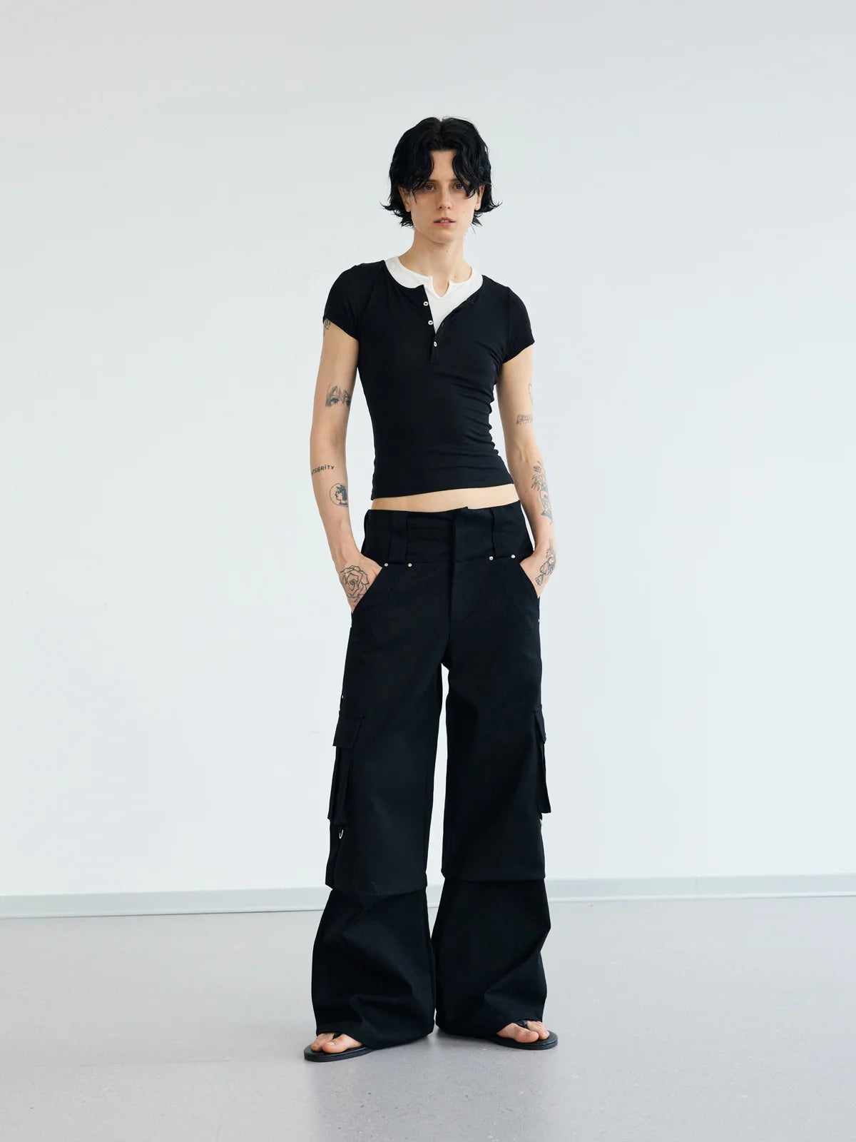 Peoplesense Layered Look Slim Tee