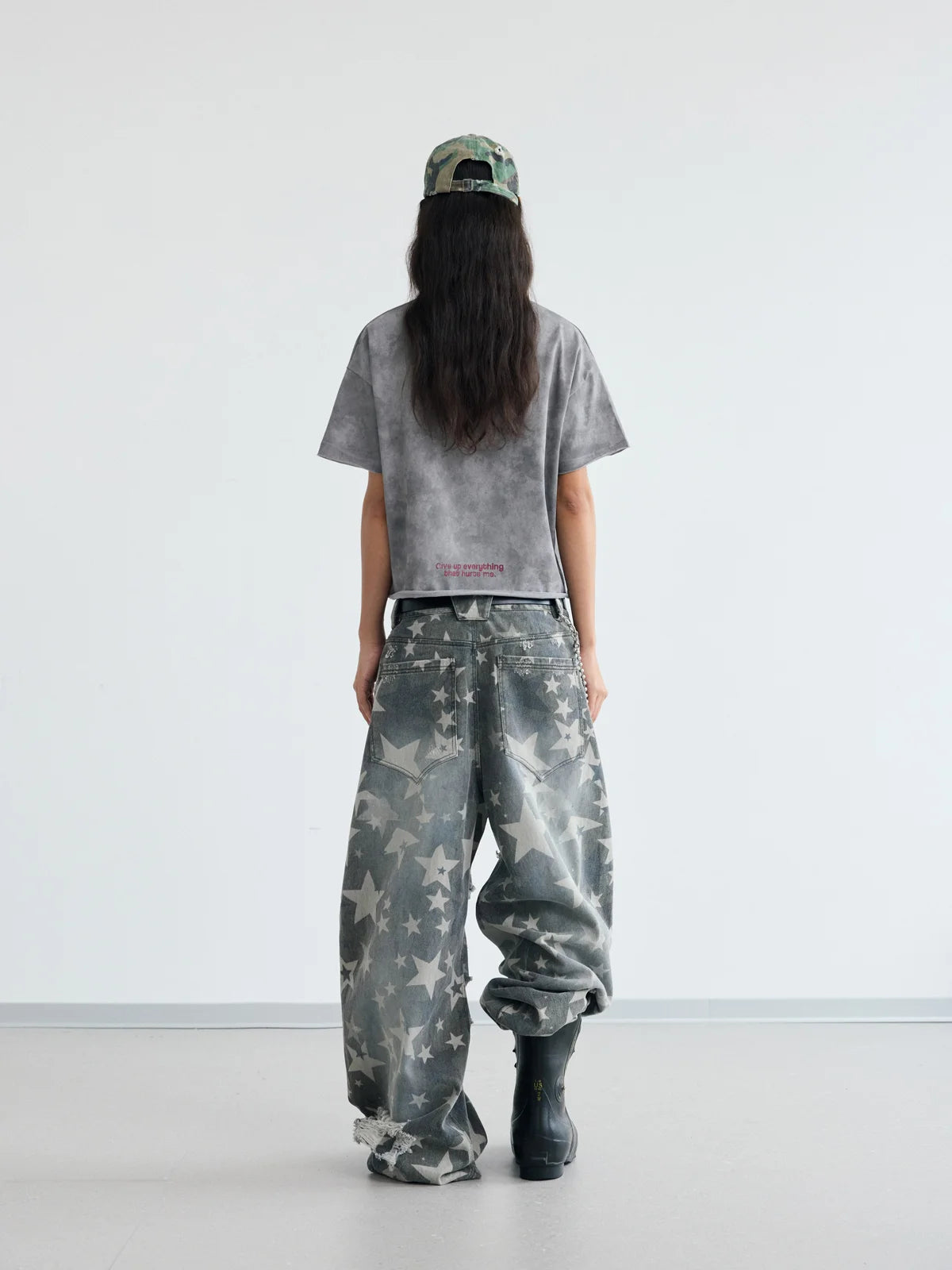 Peoplesense Star Distressed Curve Jeans