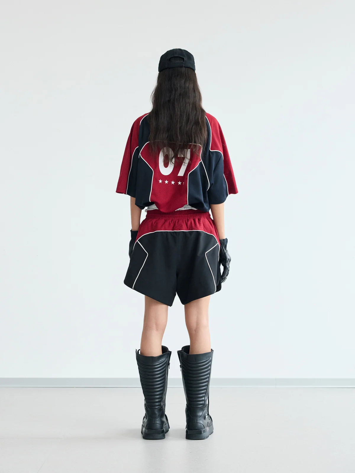 Peoplesense Deconstructed Contrasting Colors Jersey Tee