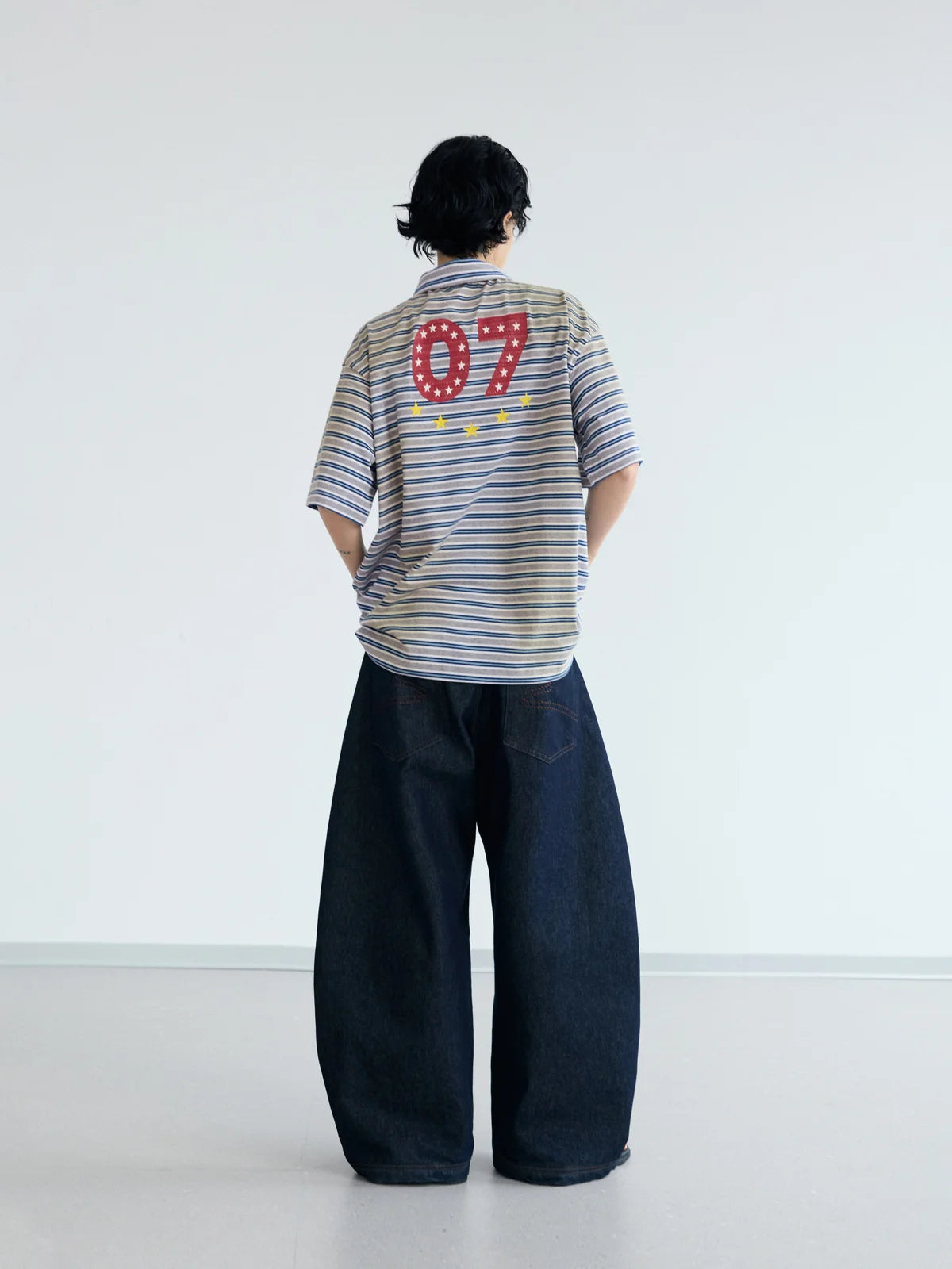 Peoplesense Dirty Washed Retro Polo