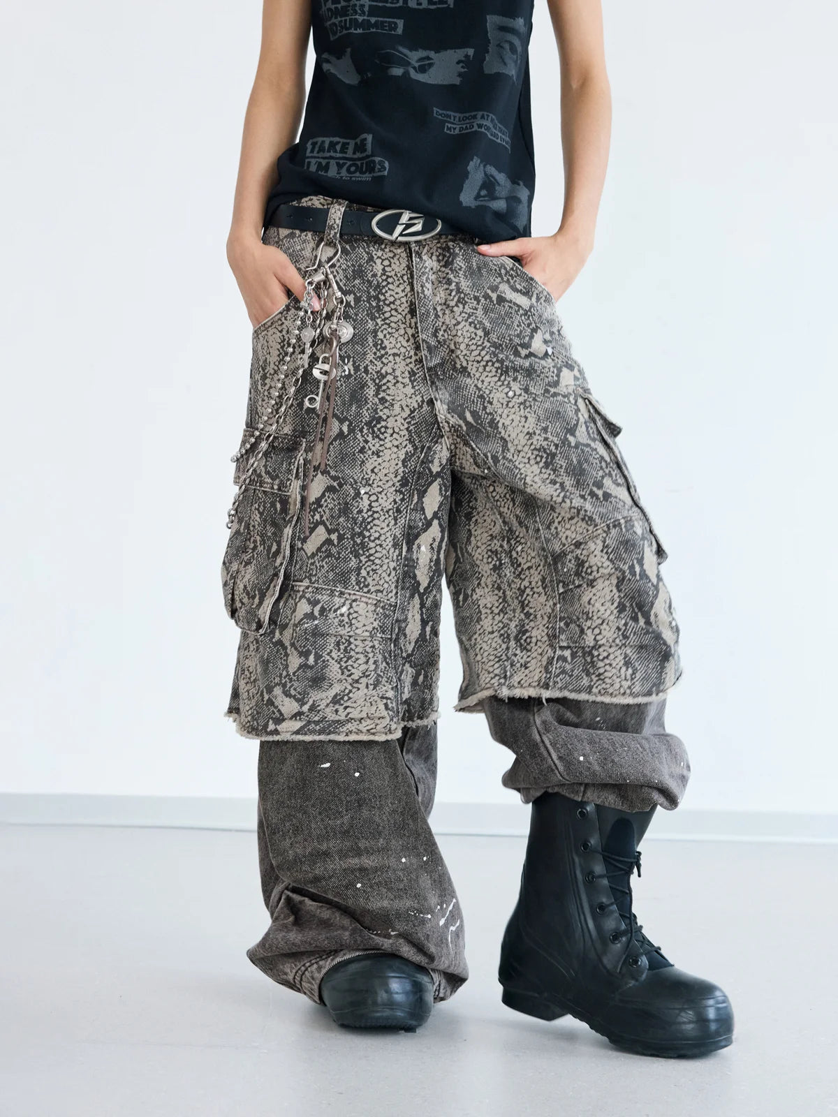 Peoplesense Paint Splash Baggy Cargo Pant（Limited） – peoplesense