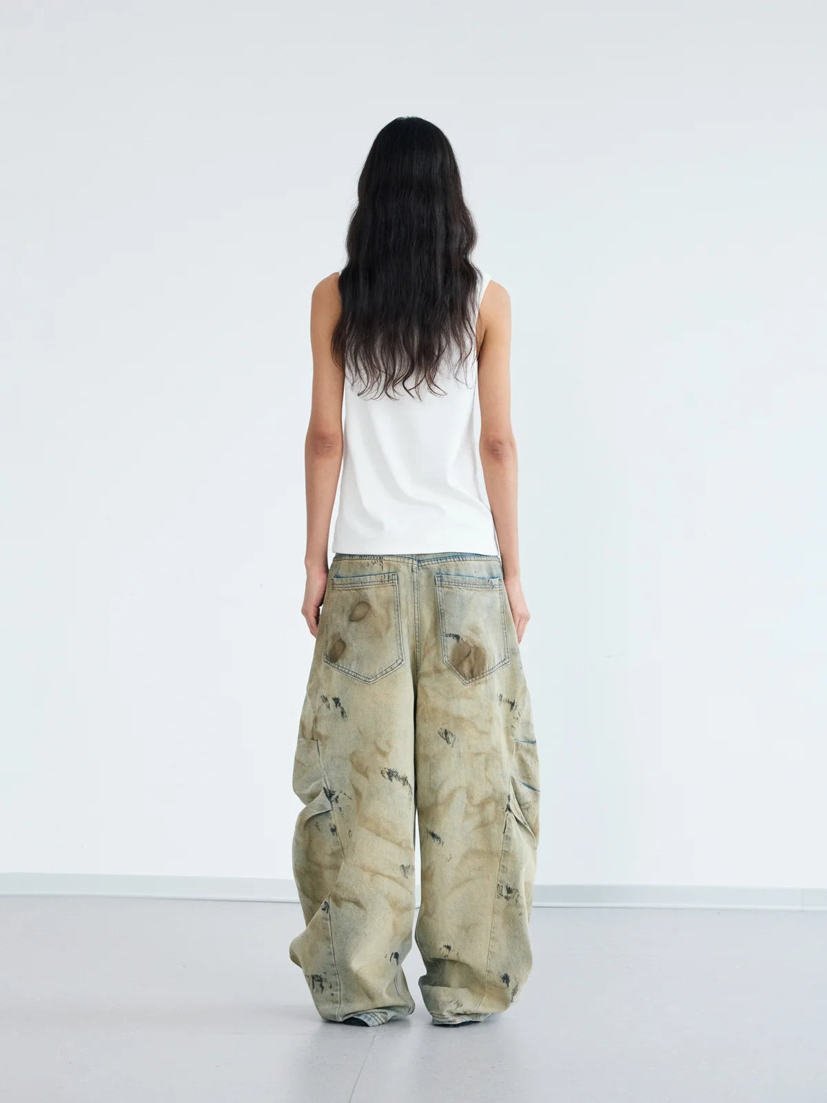 Peoplesense Vintage Printed Knit Soft Tank Top