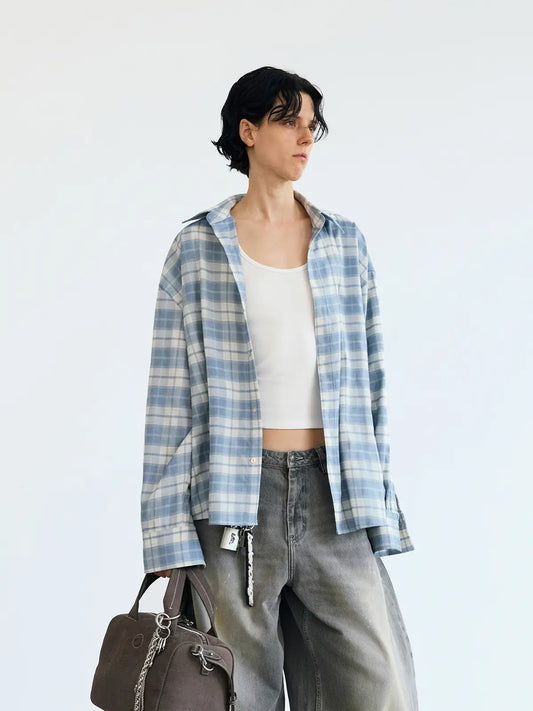 Peoplesense Serene Stripe & Gingham Overshirt