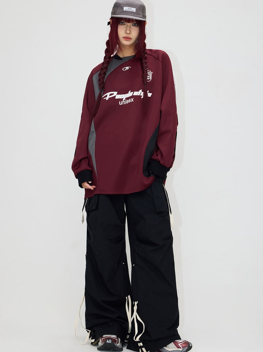 Peoplesense Drawstring Vintage Pleated Pants