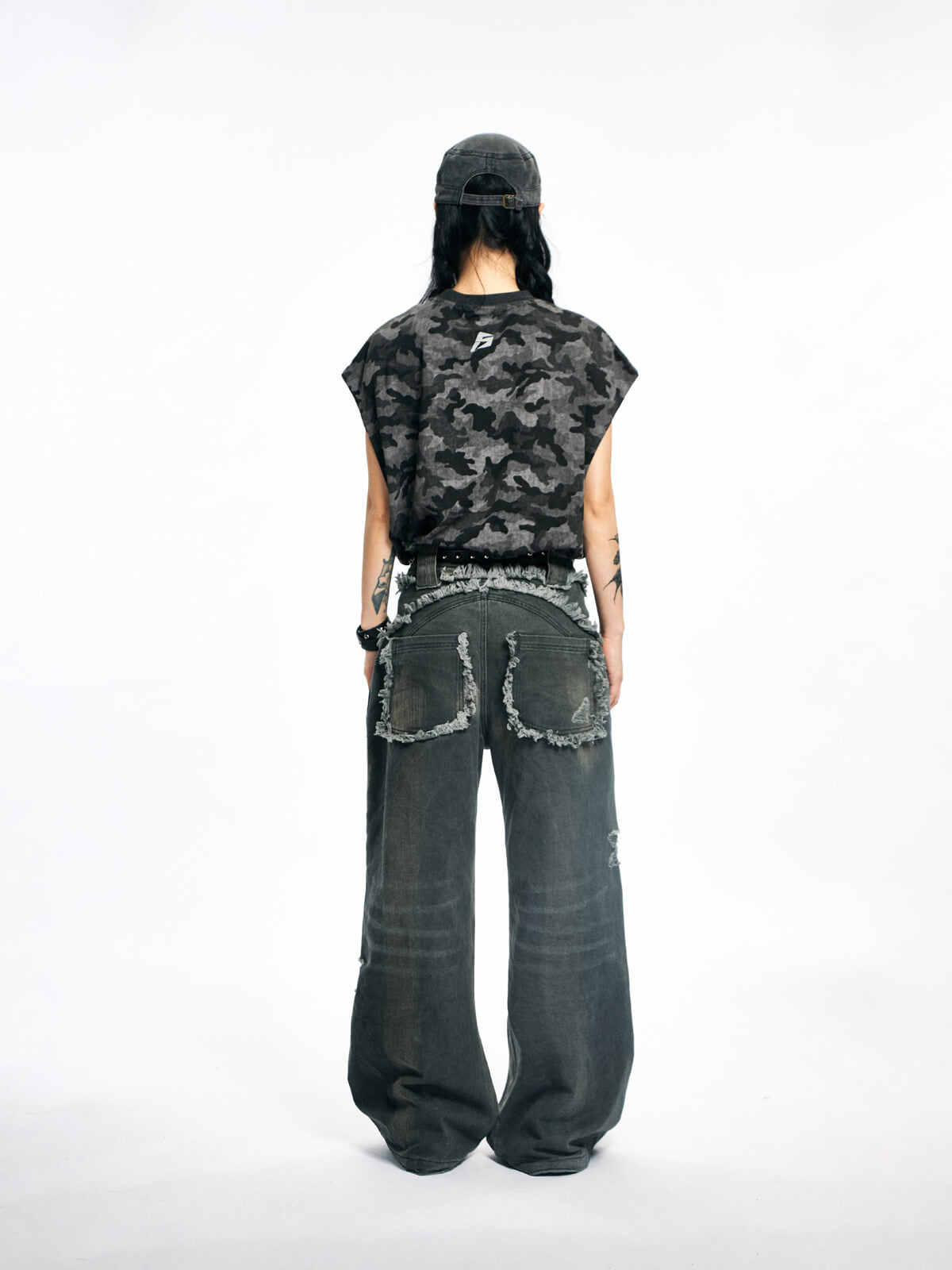 Peoplesense Camouflage Sleeveless Shirt