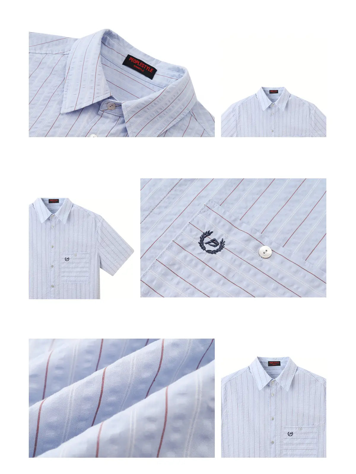 Peoplesense Coastal Stripe Oversized Shirt