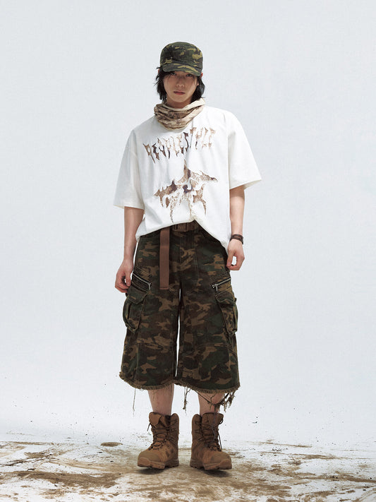 Peoplesense Camo Baggy Cargo Jorts