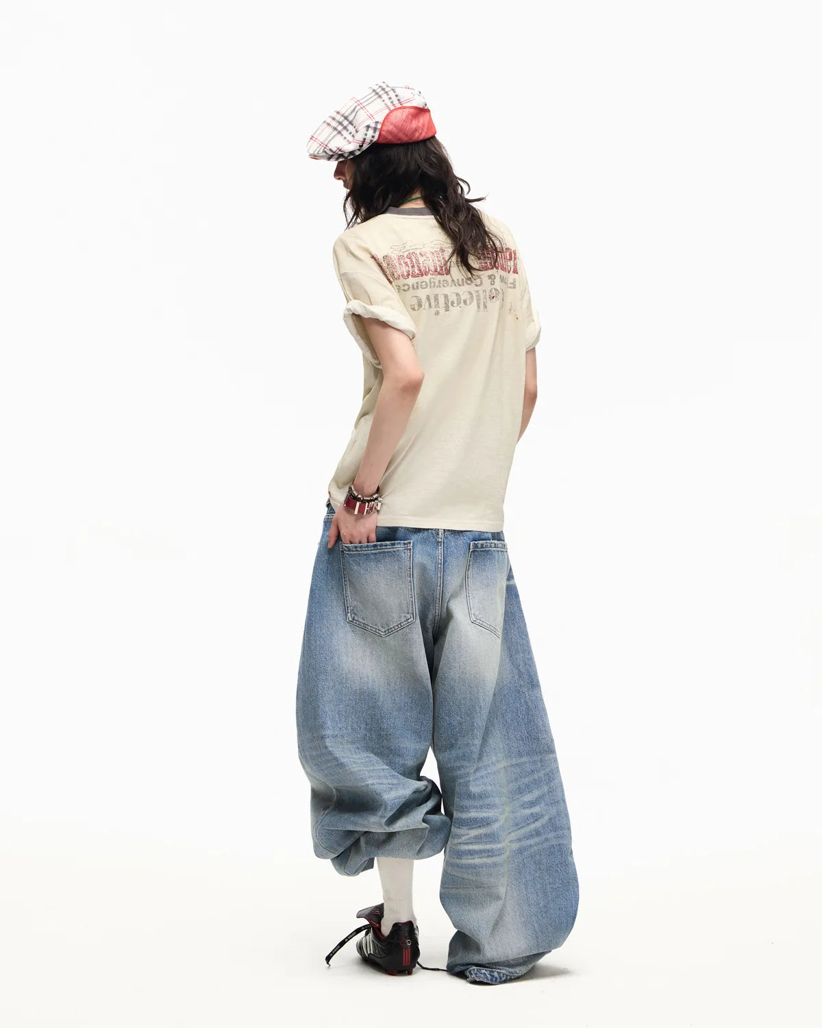 Peoplesense Vintage Slub Spray Fade Tee