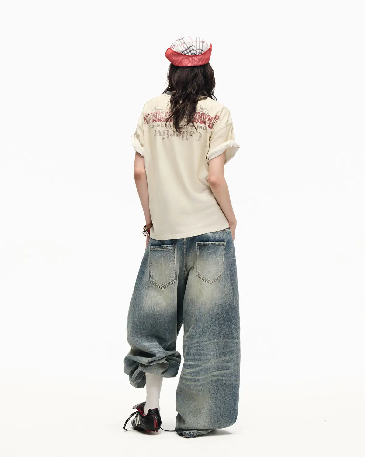 Peoplesense Vintage Slub Spray Fade Tee