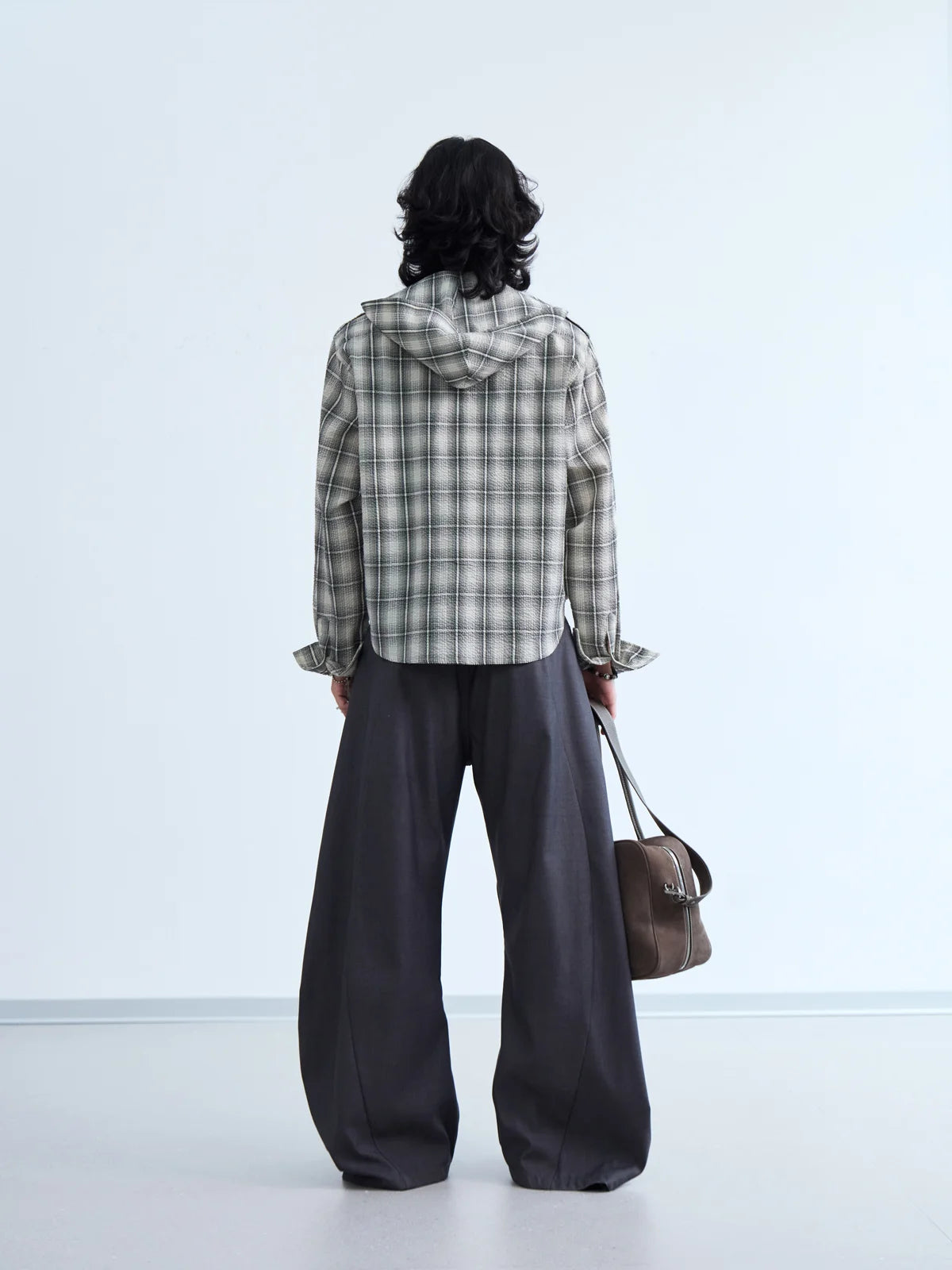 Peoplesense Urban Plaid Hooded Shirt