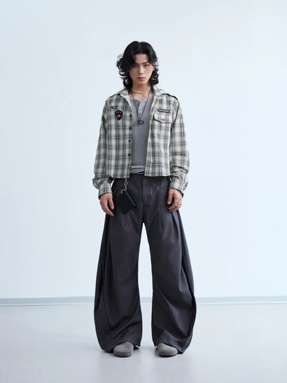 Peoplesense Urban Plaid Hooded Shirt