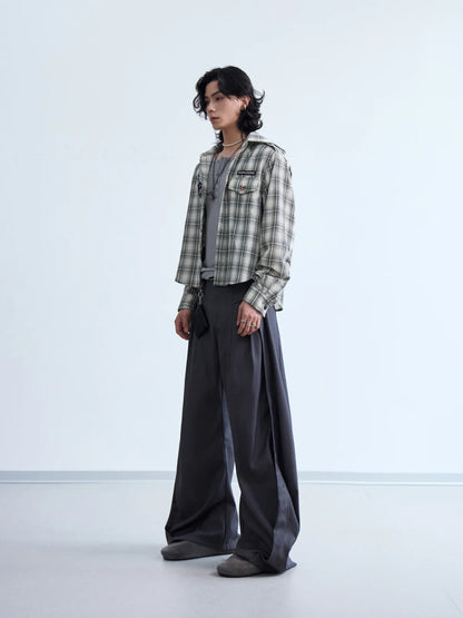 Peoplesense Urban Plaid Hooded Shirt