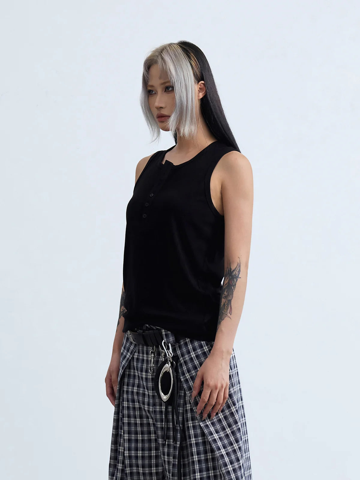 Peoplesense Fluid Rib Adjustable Knit Vest