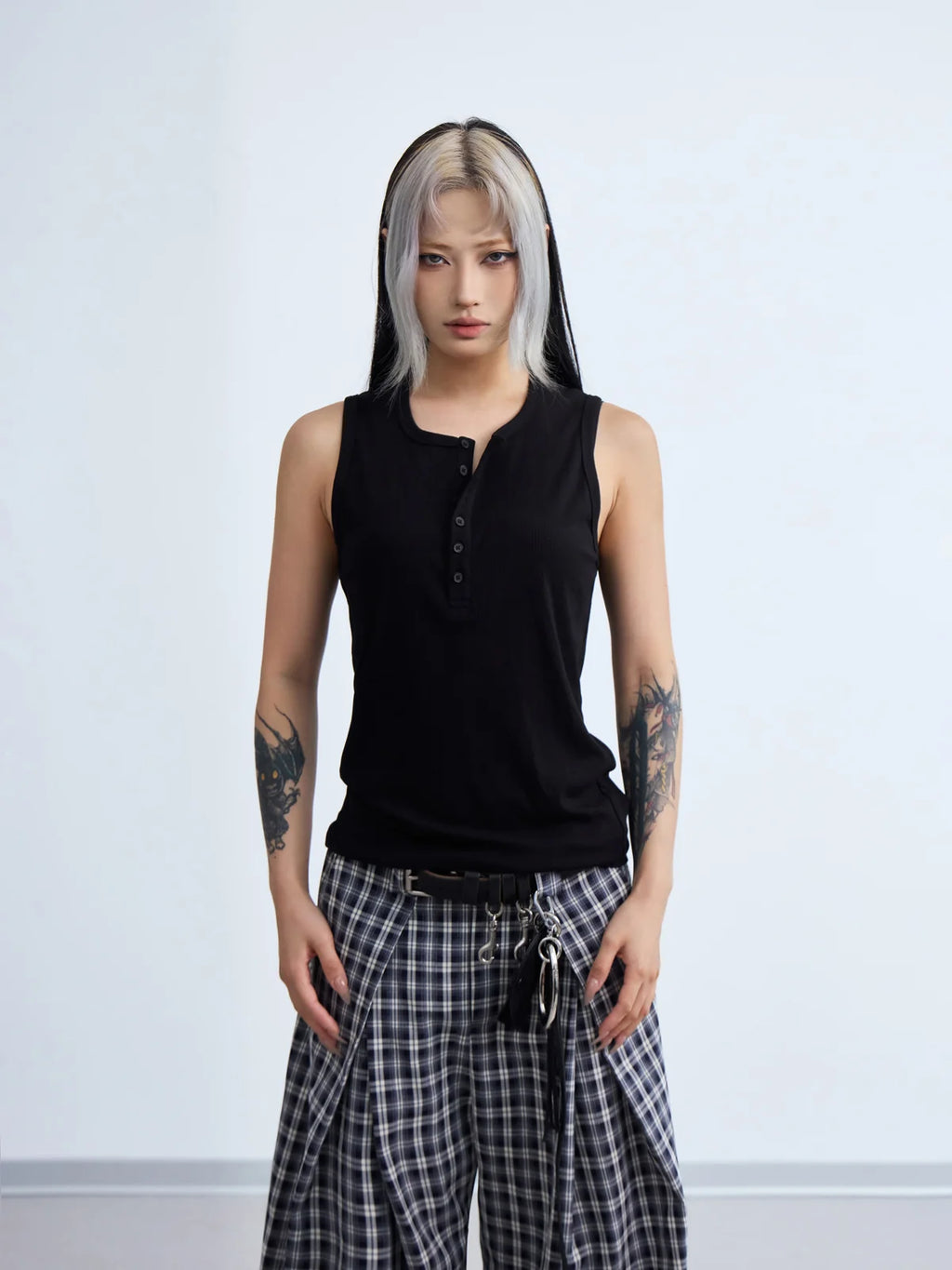 Peoplesense Fluid Rib Adjustable Knit Vest