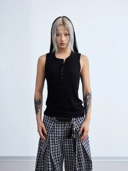 Peoplesense Fluid Rib Adjustable Knit Vest