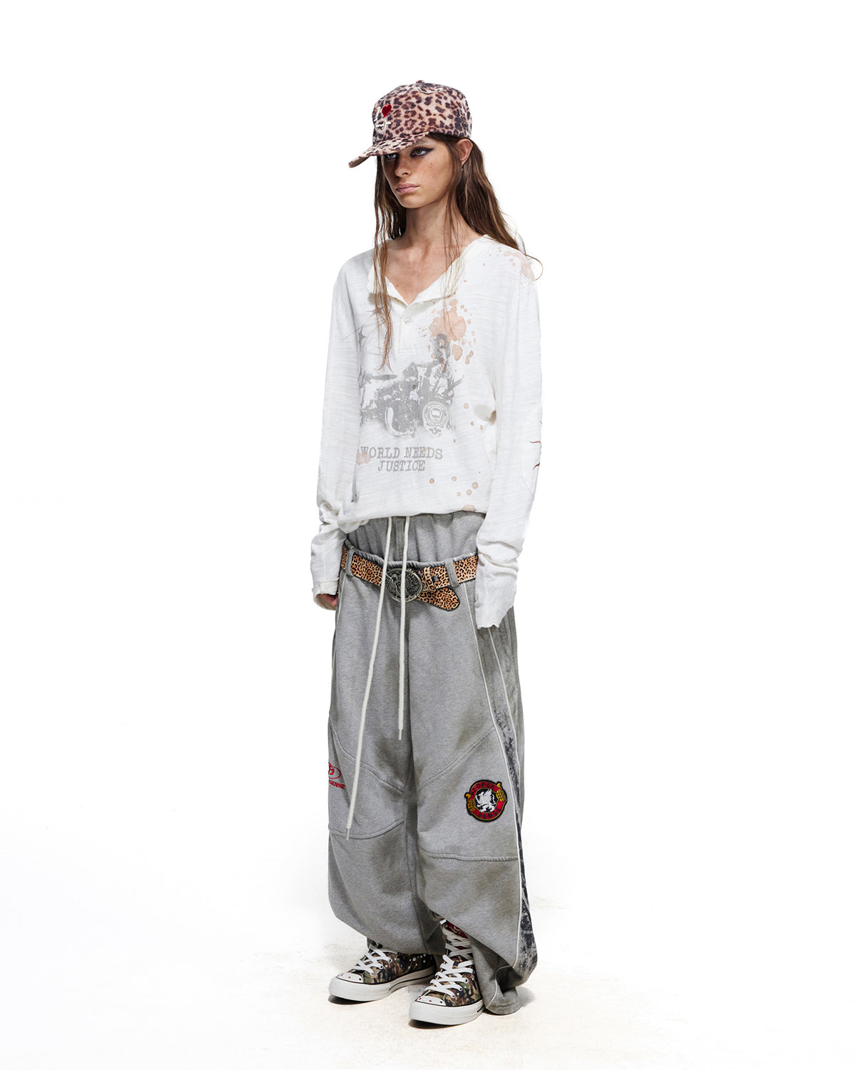 Peoplesense Camouflage High-Top Canvas Sneakers