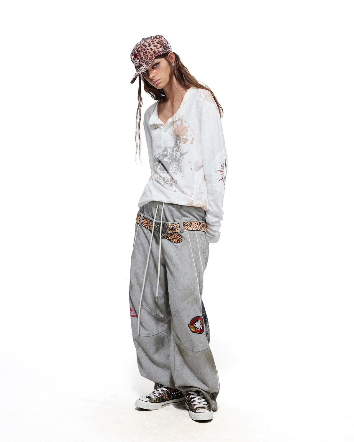 Peoplesense Camouflage High-Top Canvas Sneakers
