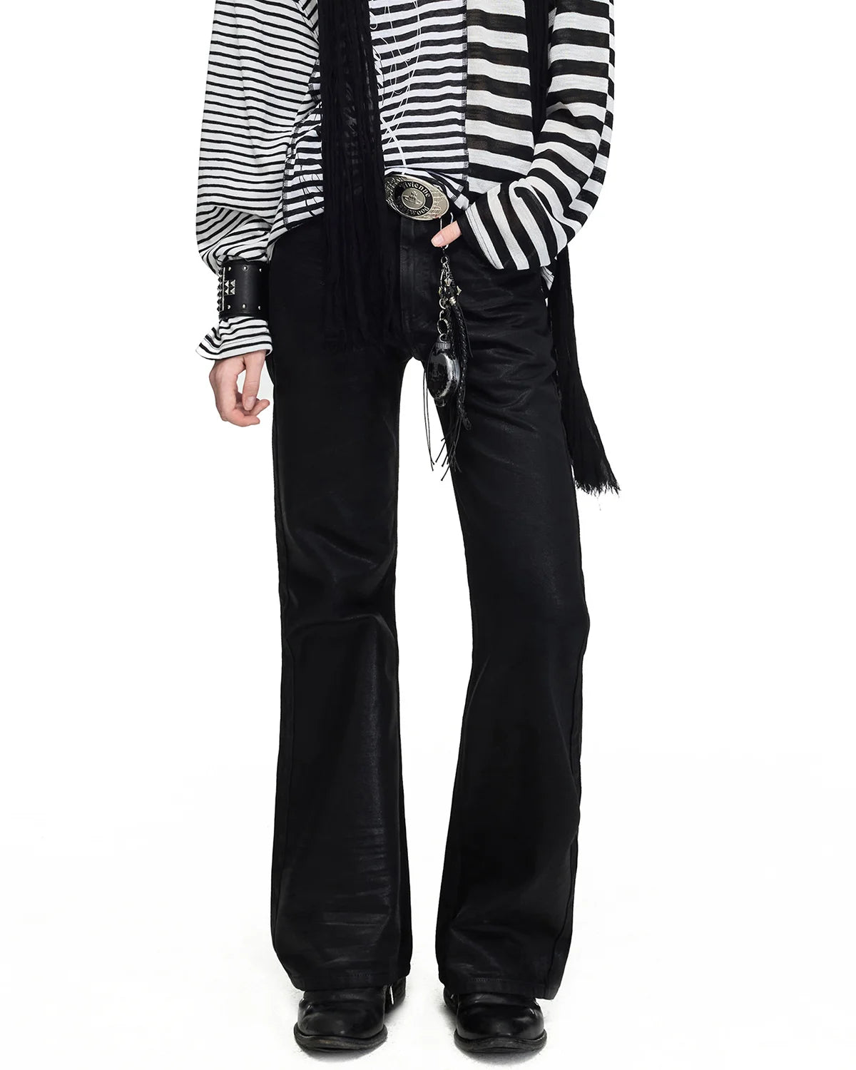 Peoplesense Heavy-Waxed Raw Denim Straight Jeans