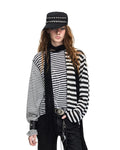 Peoplesense Mixed-Stripe Panel T-Shirt Front View
