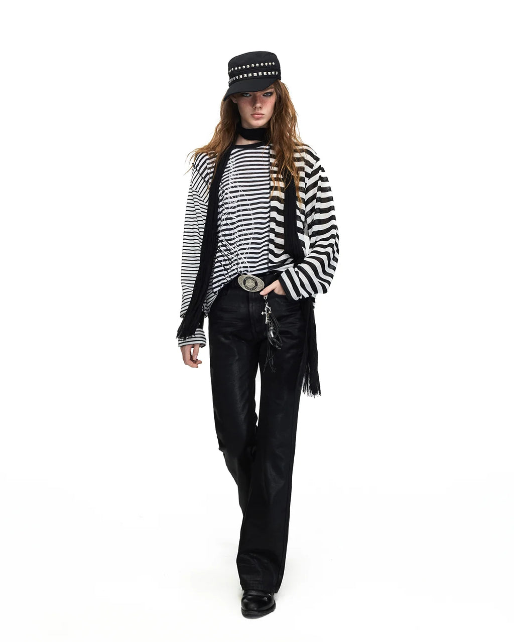 Peoplesense Heavy-Waxed Raw Denim Straight Jeans