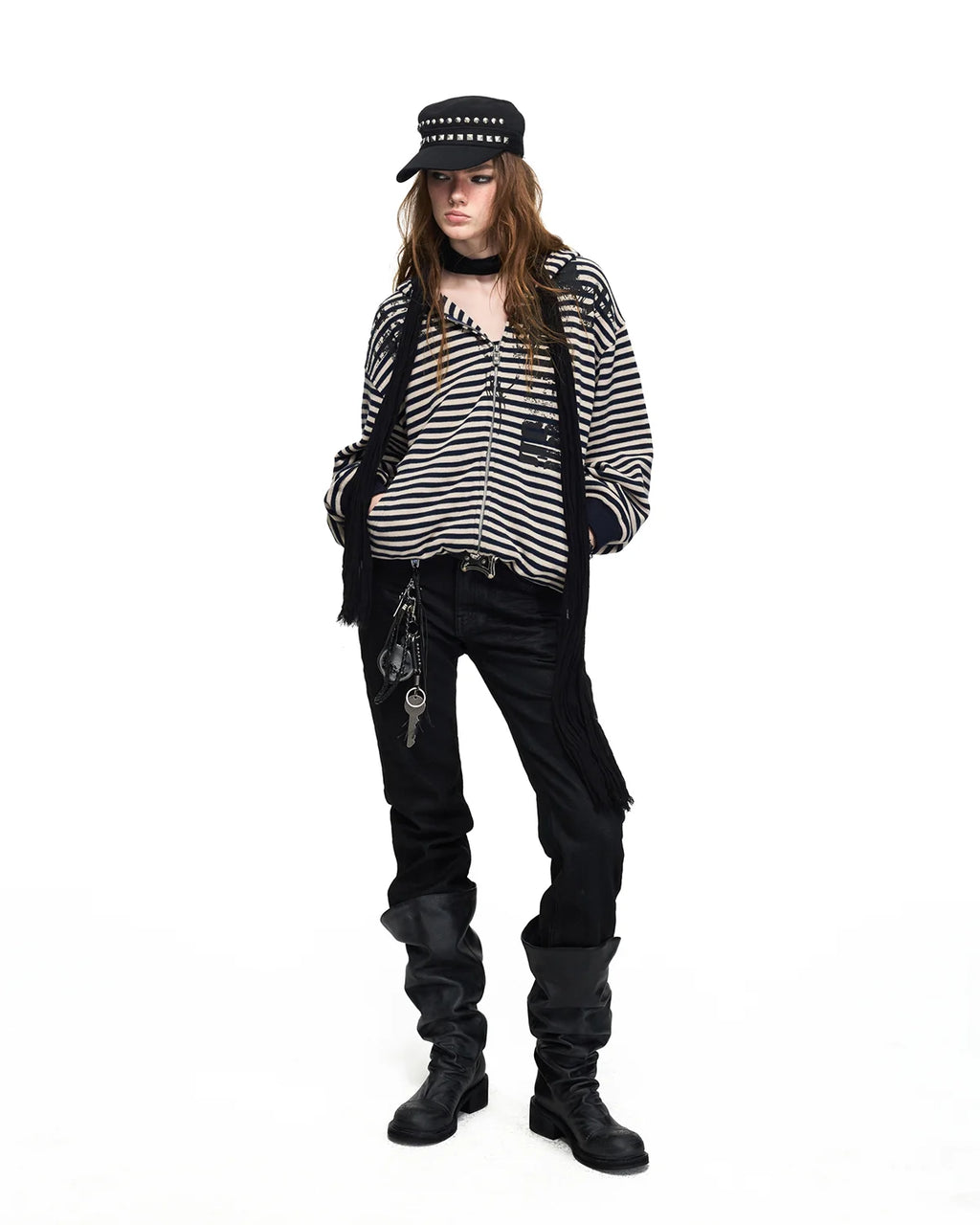 Peoplesense Hand-Waxed Raw Denim Straight Jeans