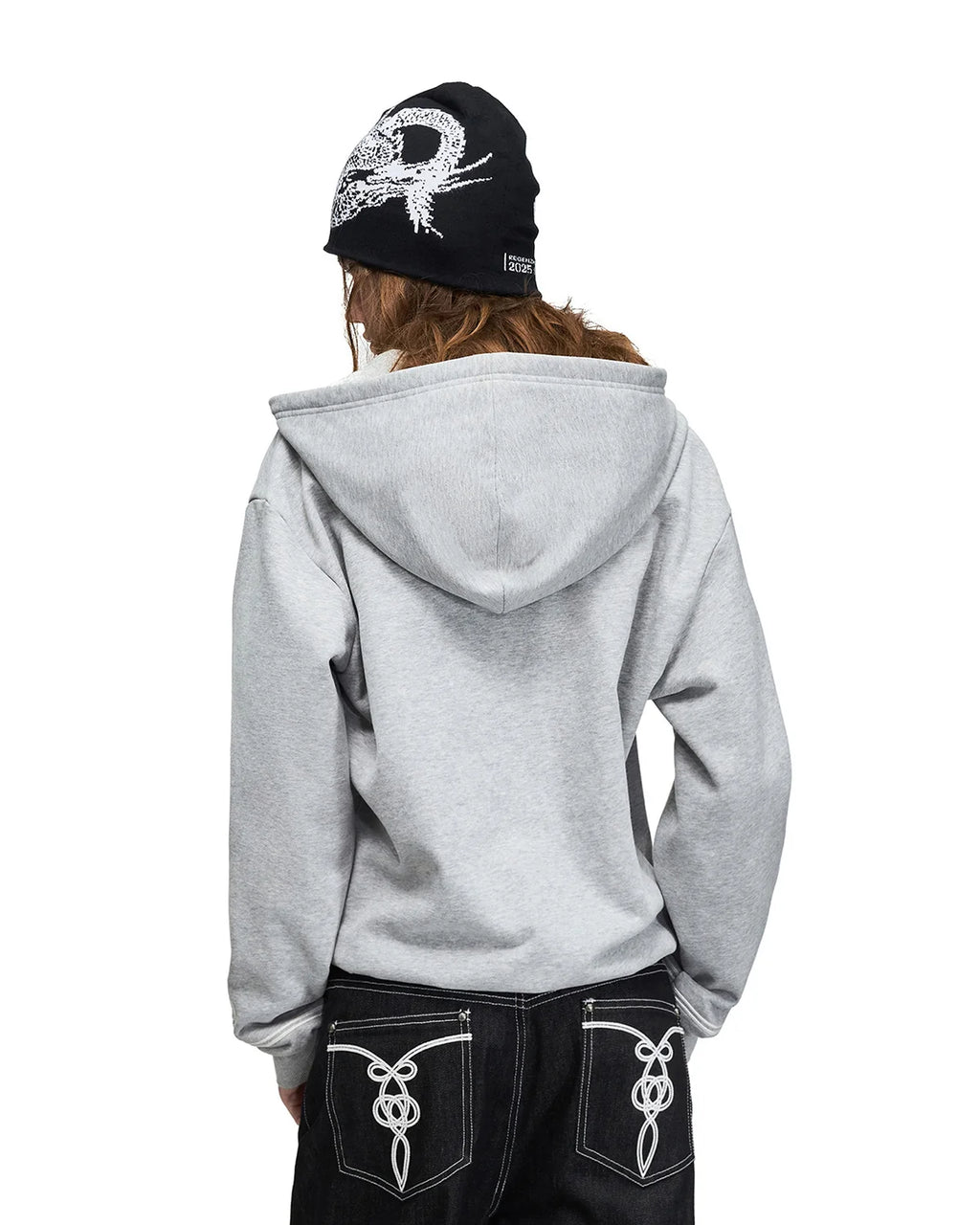 Peoplesense Napolen Chinese Knot Embroidery Hoodies Back View