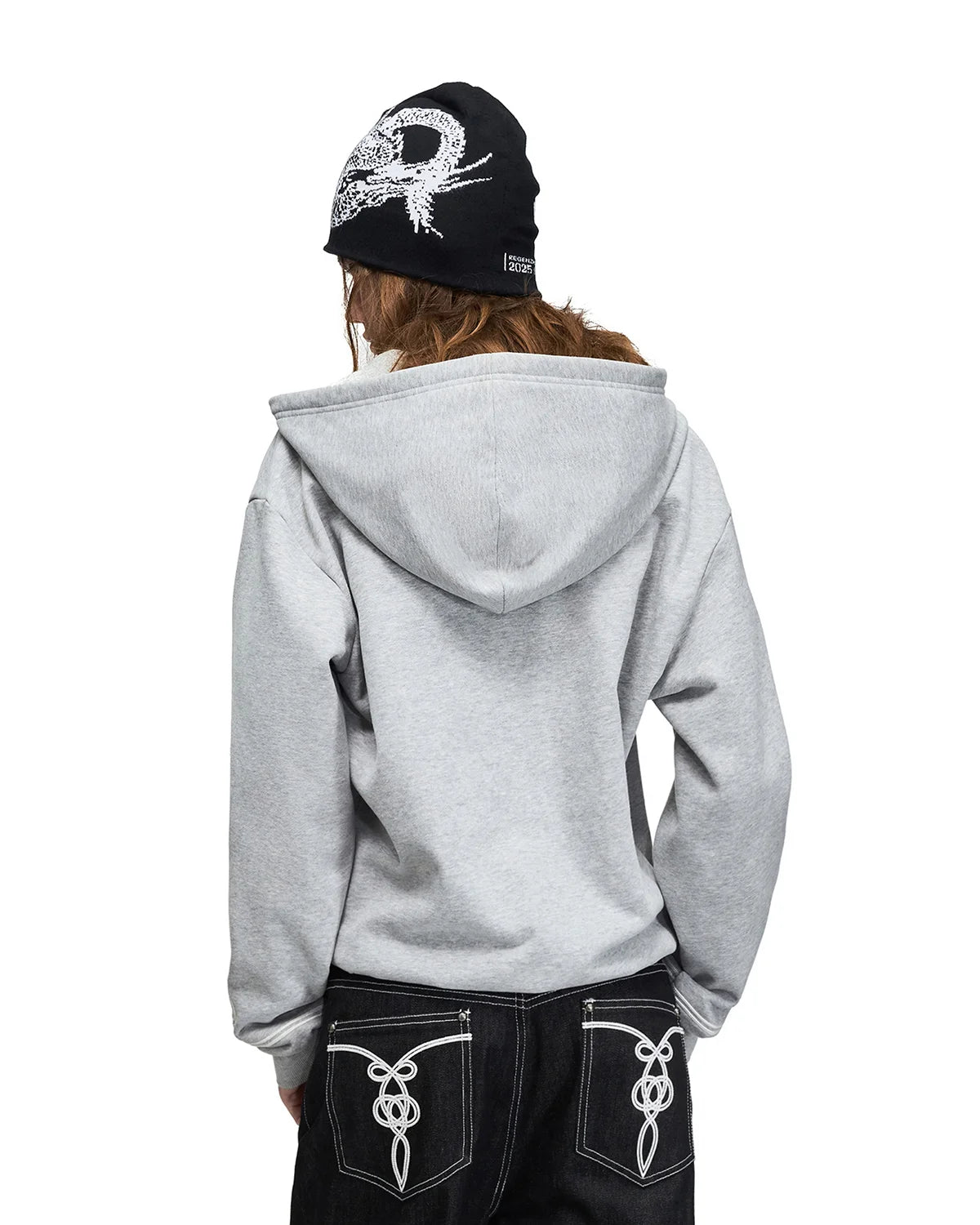 Peoplesense Napolen Chinese Knot Embroidery Hoodies Back View