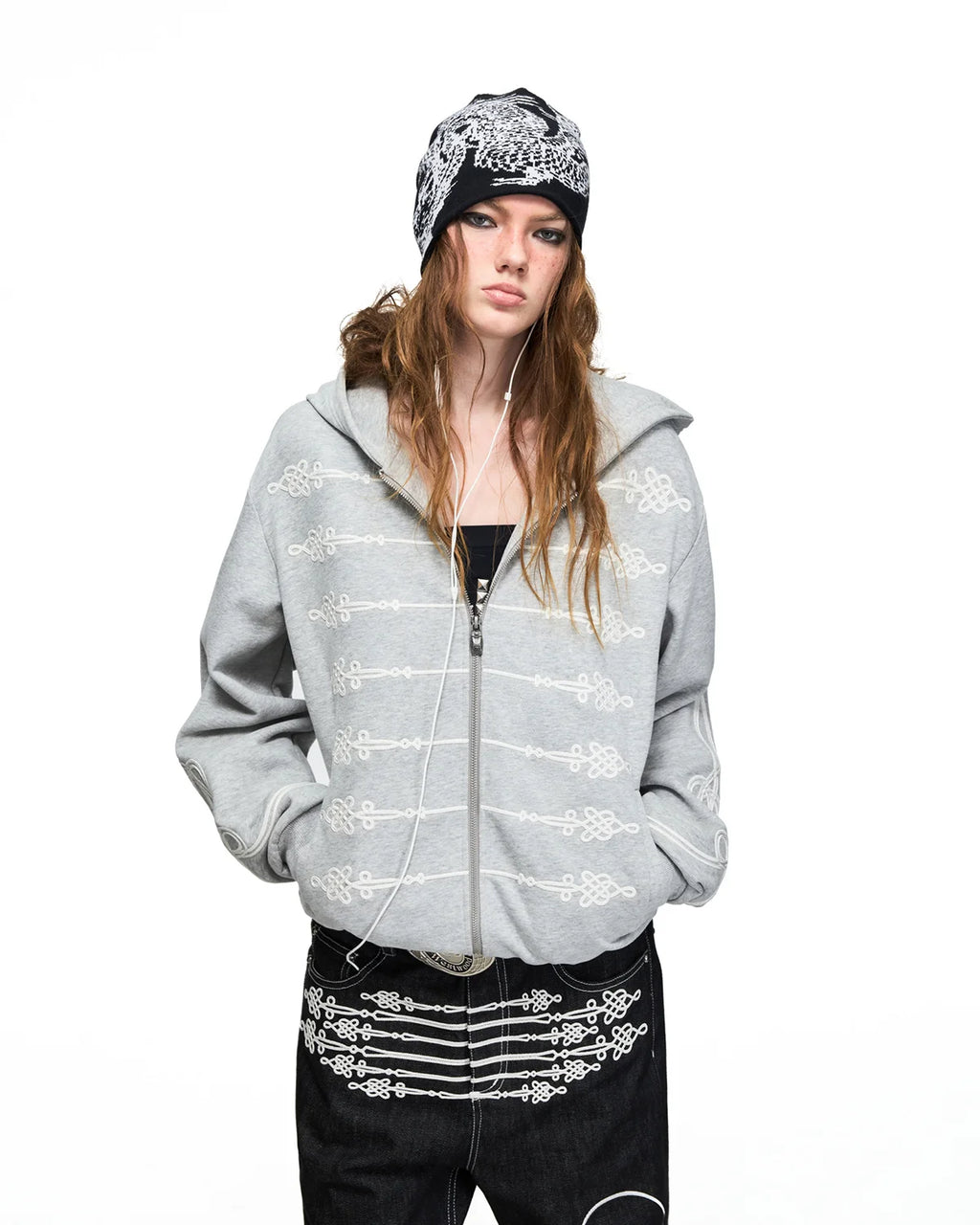 Peoplesense Napolen Chinese Knot Embroidery Hoodies