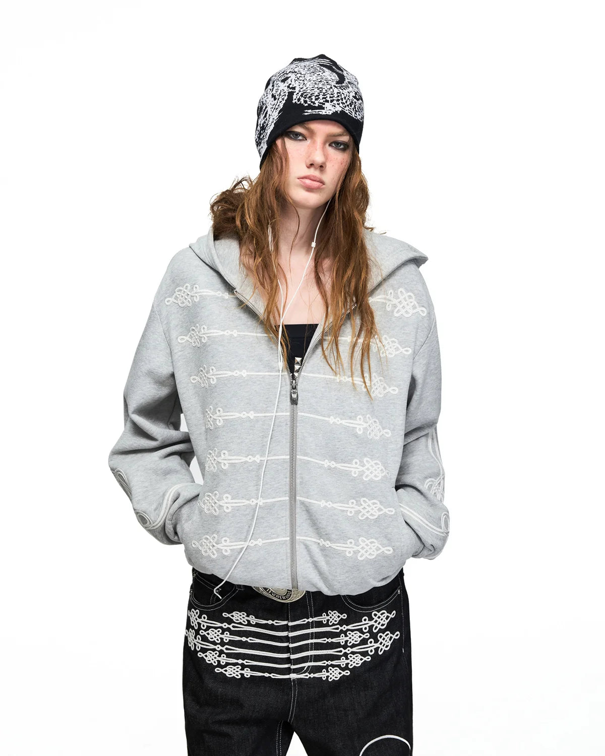 Peoplesense Napolen Chinese Knot Embroidery Hoodies