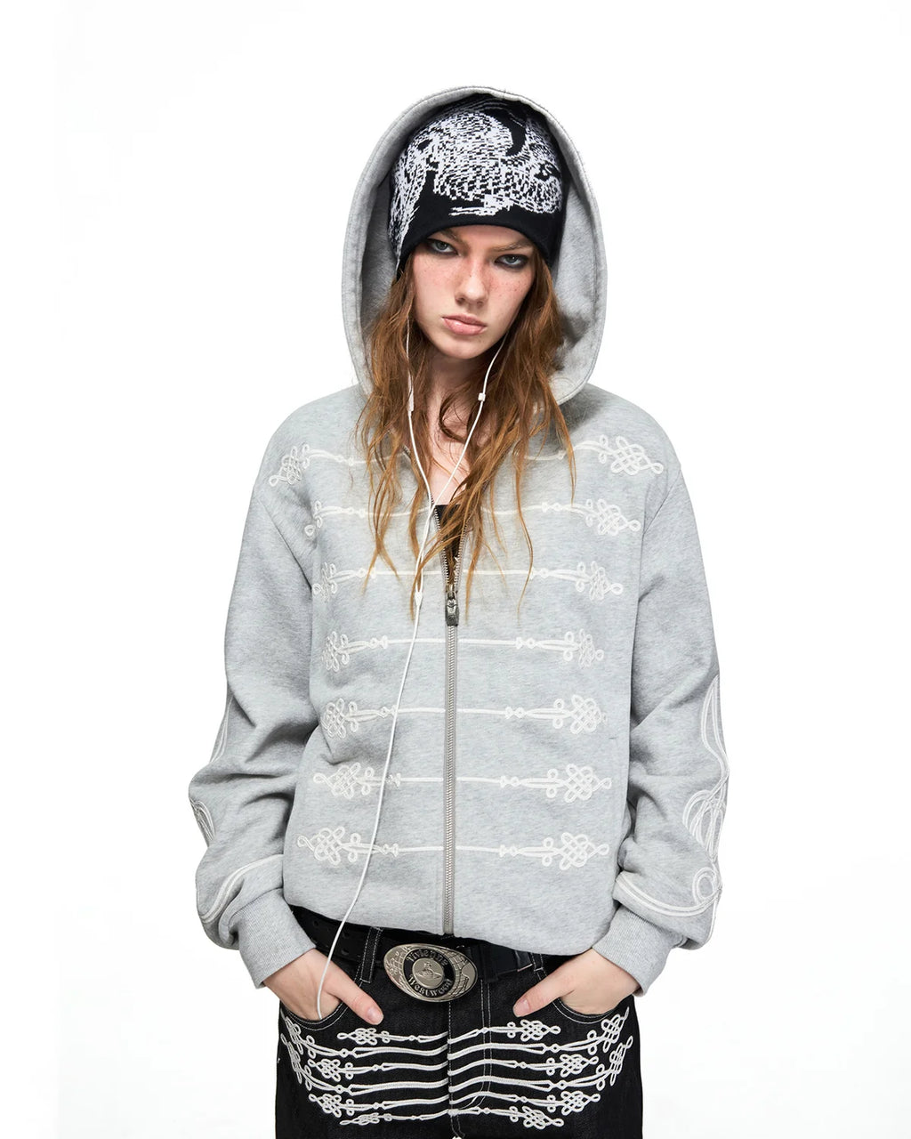 Peoplesense Napolen Chinese Knot Embroidery Hoodies