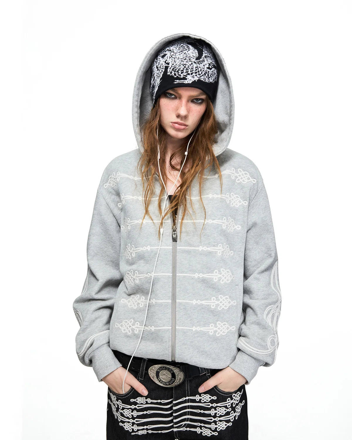 Peoplesense Napolen Chinese Knot Embroidery Hoodies