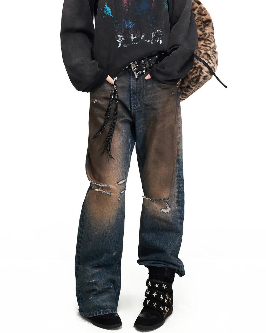Peoplesense Mud-Dyed Vintage Flare Jeans