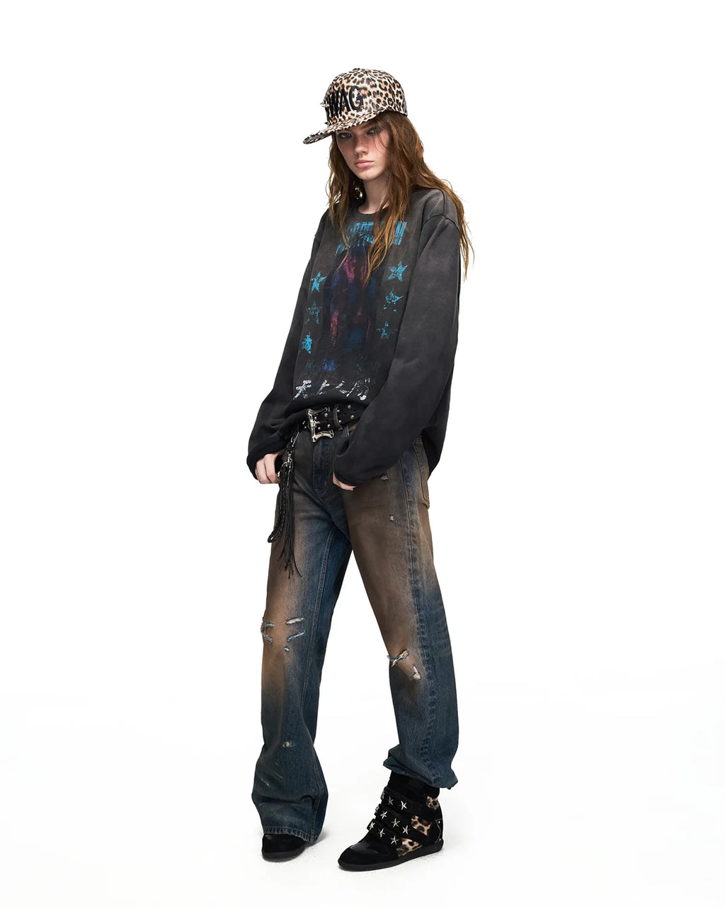 Peoplesense Mud-Dyed Vintage Flare Jeans