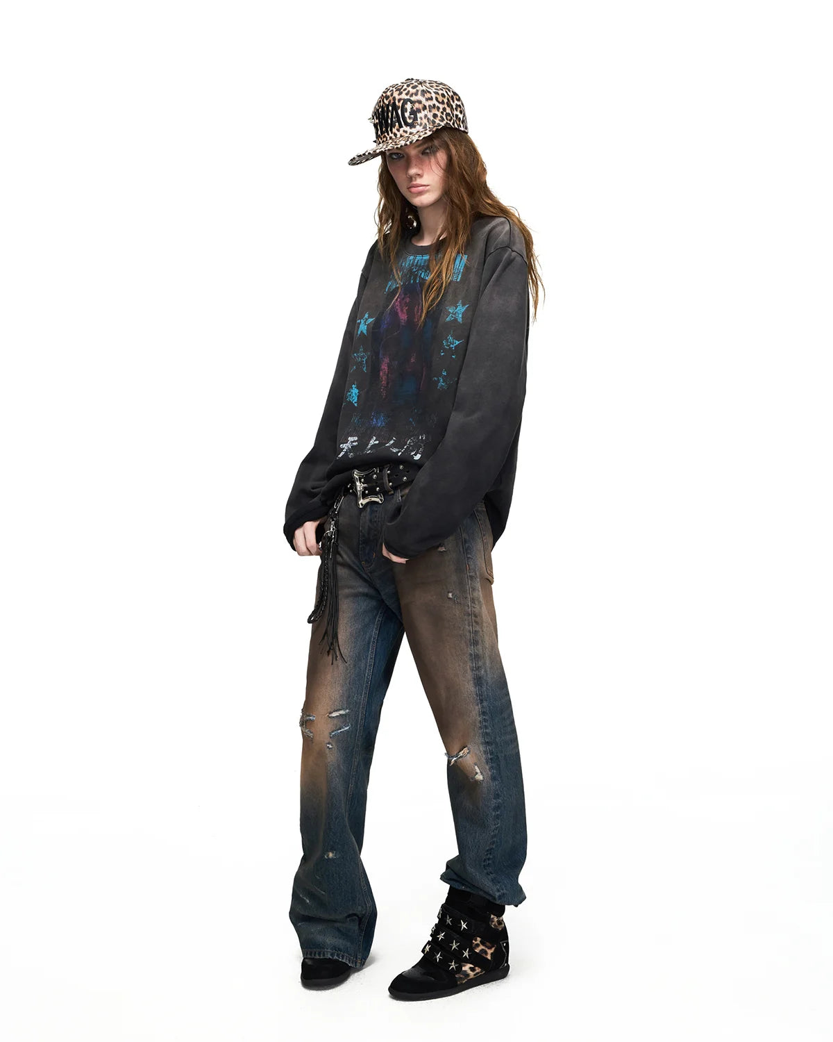 Peoplesense Mud-Dyed Vintage Flare Jeans