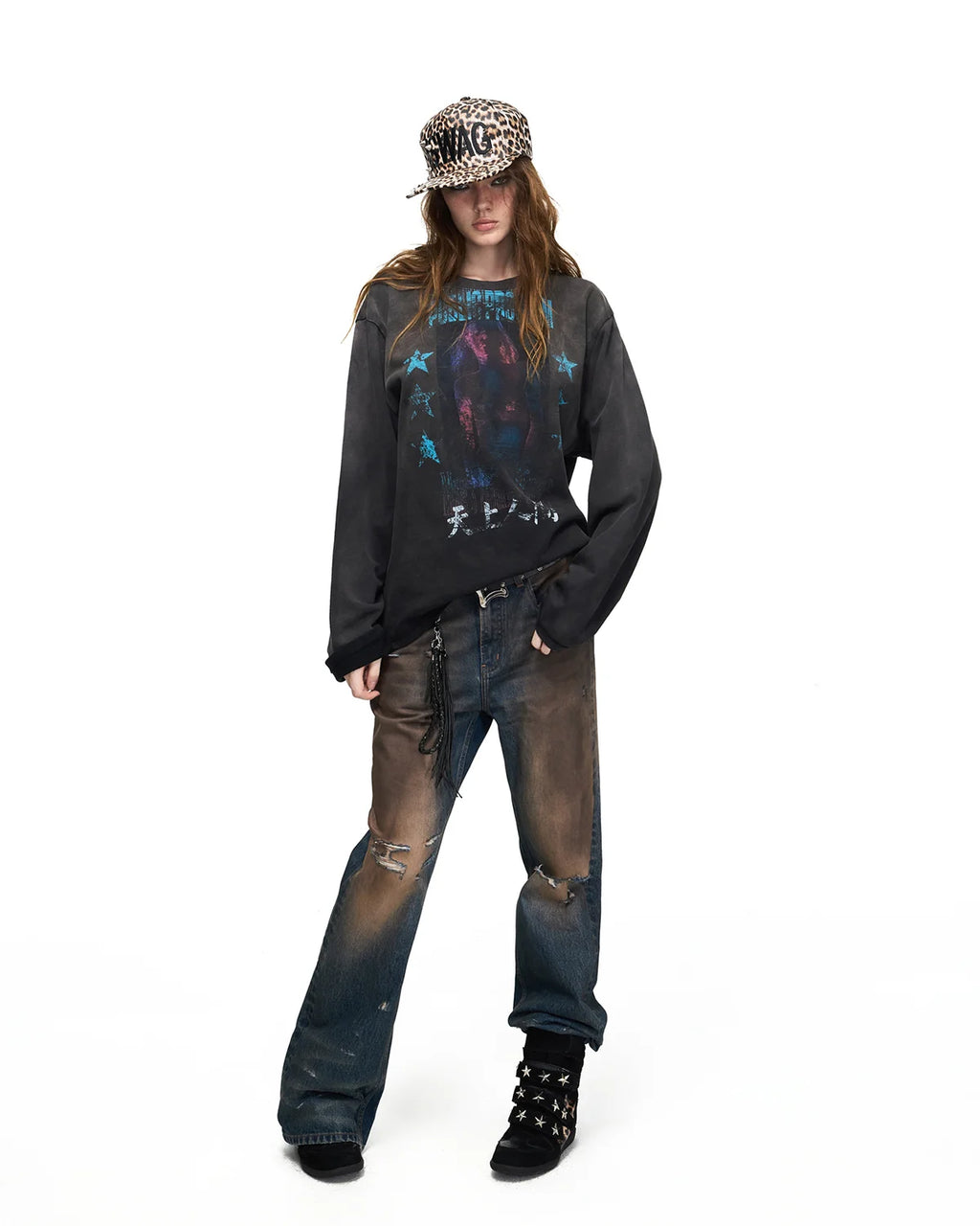 Peoplesense Mud-Dyed Vintage Flare Jeans