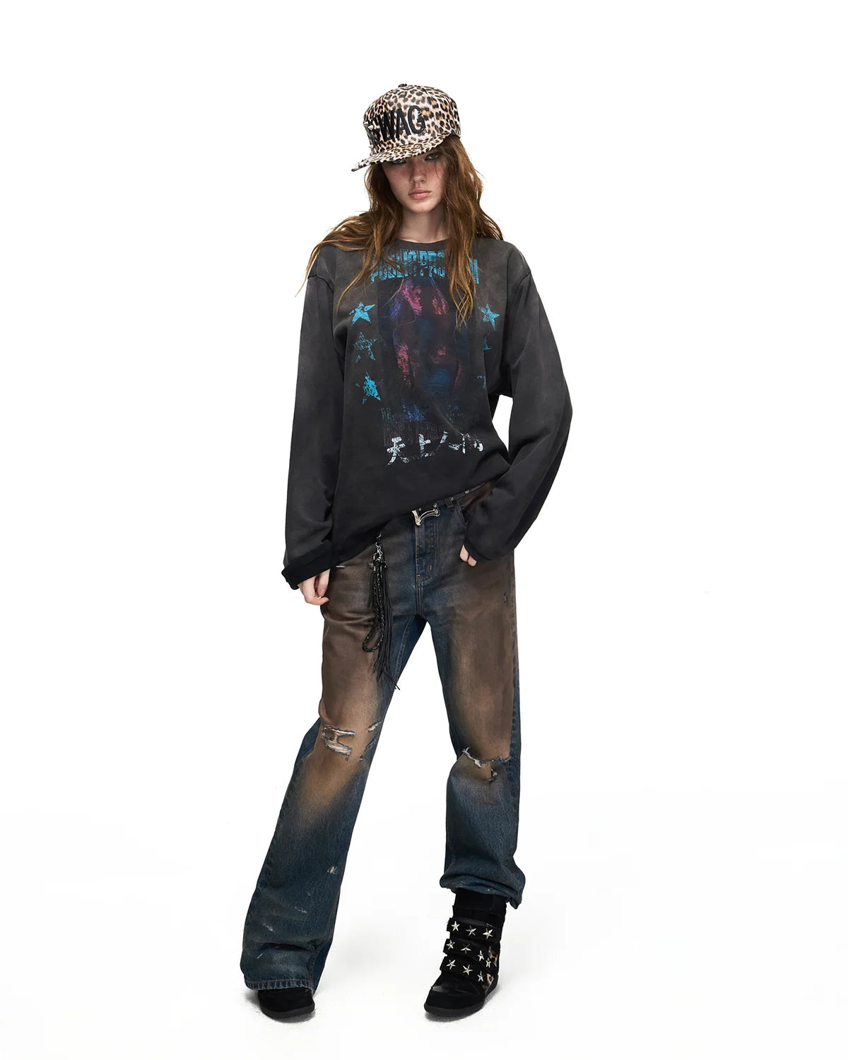 Peoplesense Mud-Dyed Vintage Flare Jeans