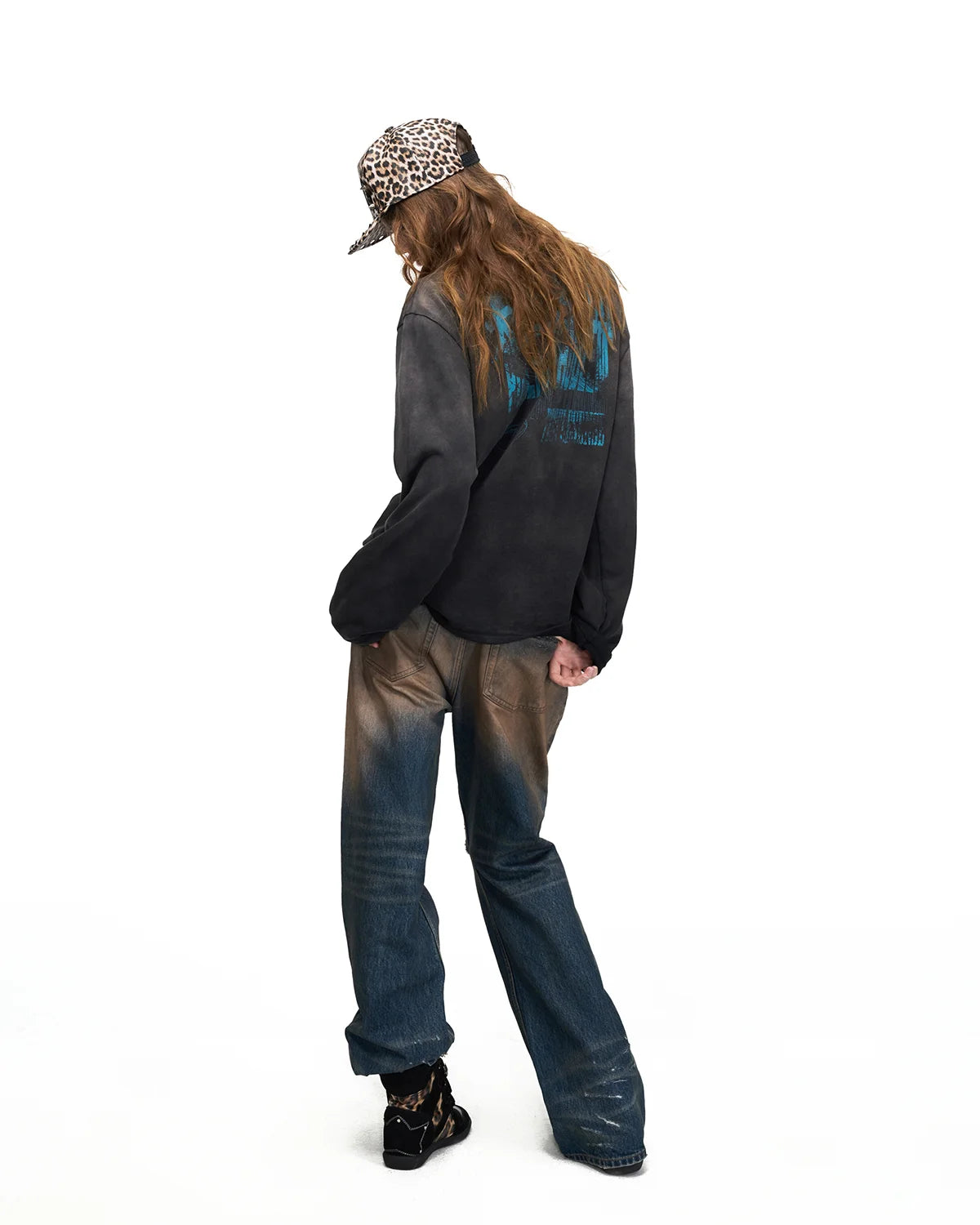 Peoplesense Mud-Dyed Vintage Flare Jeans