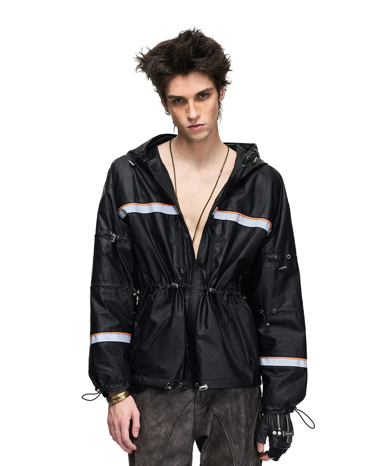 Peoplesense Reflective Waterproof Hooded Jacket