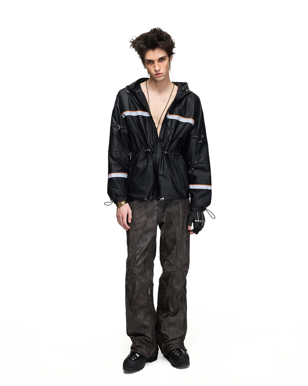 Peoplesense Reflective Waterproof Hooded Jacket