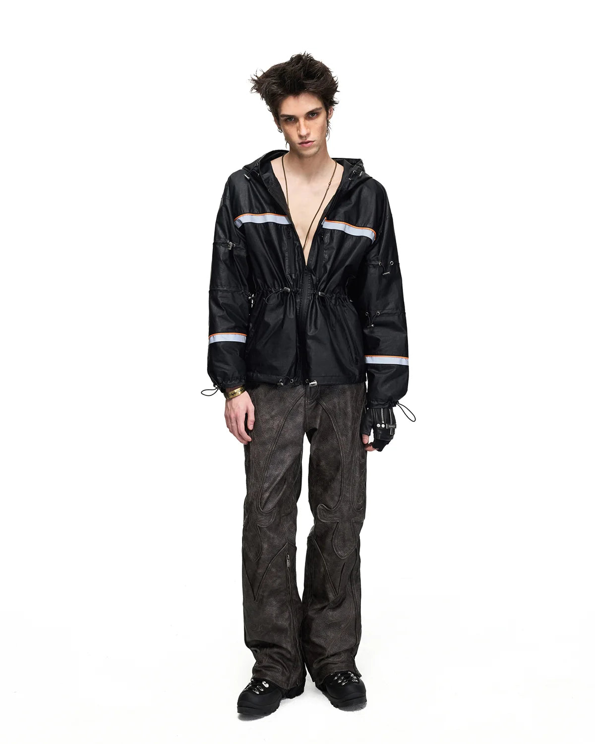 Peoplesense Reflective Waterproof Hooded Jacket