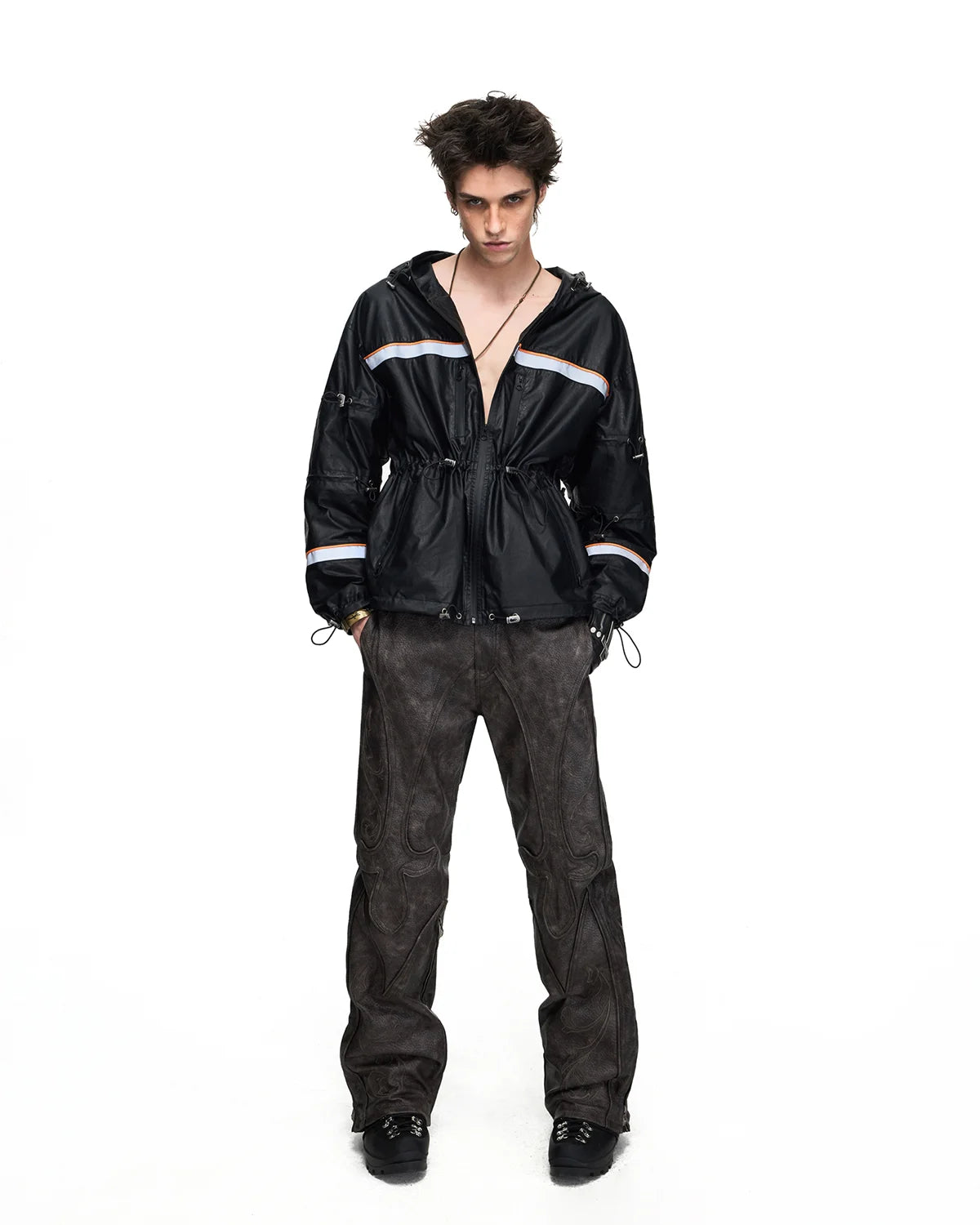 Peoplesense Reflective Waterproof Hooded Jacket