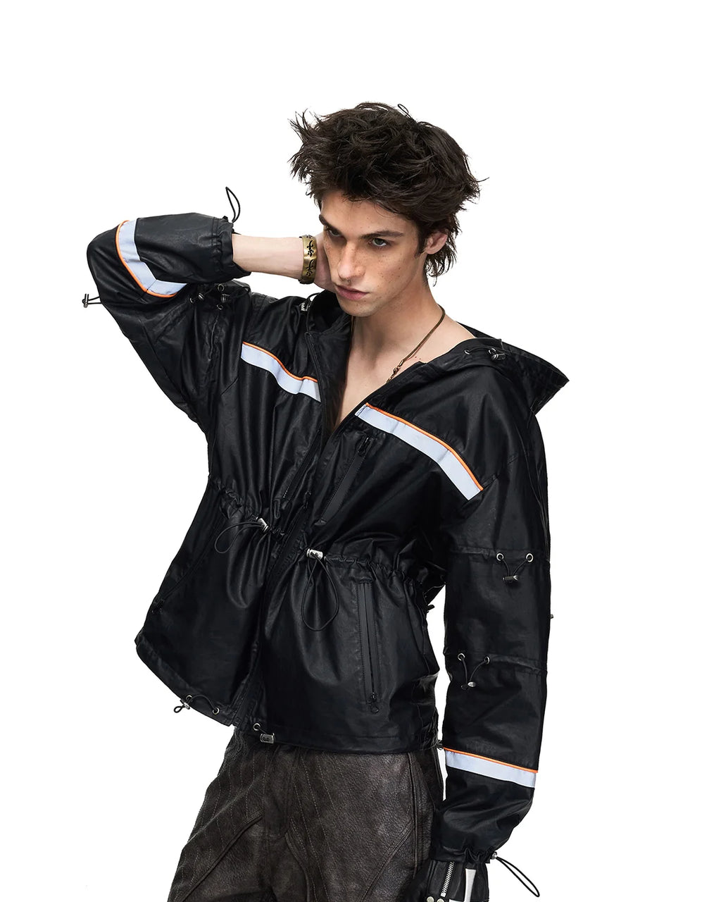 Peoplesense Reflective Waterproof Hooded Jacket