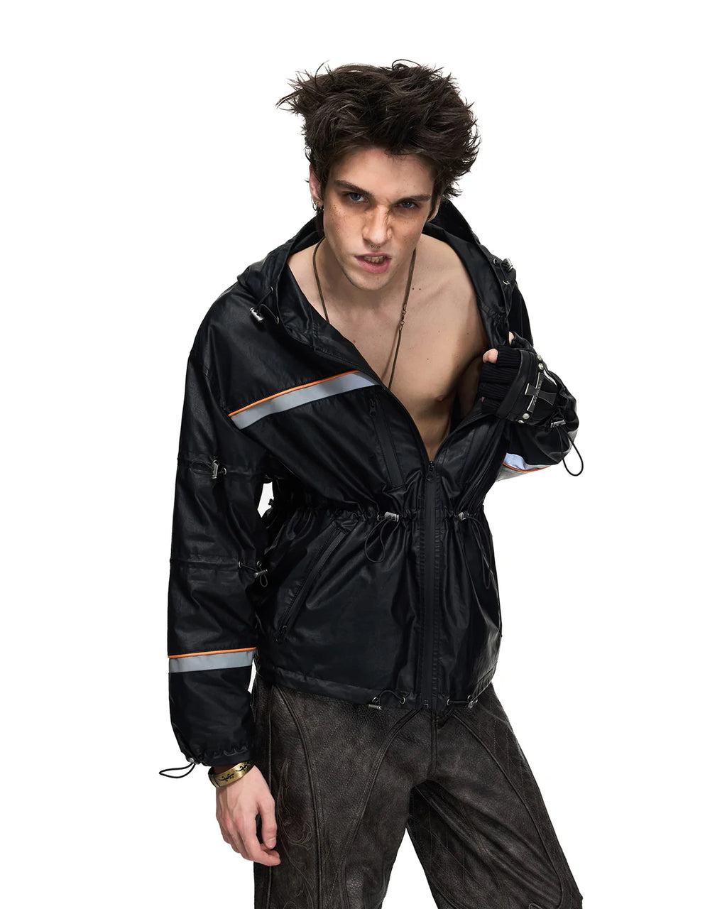 Peoplesense Reflective Waterproof Hooded Jacket
