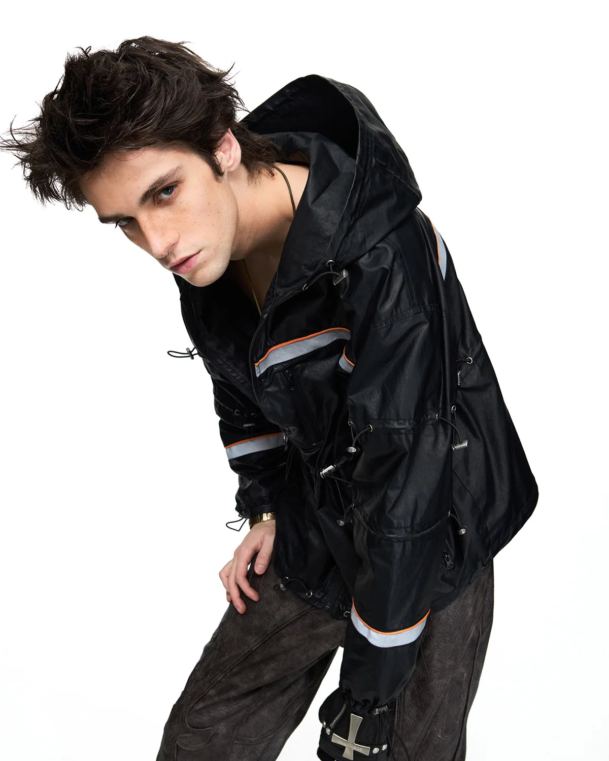 Peoplesense Reflective Waterproof Hooded Jacket