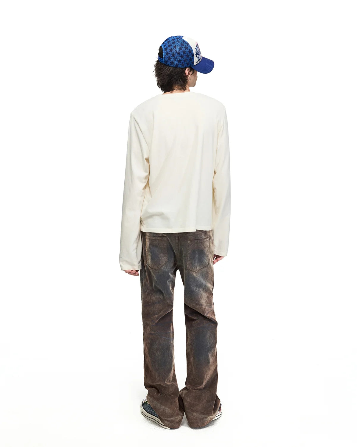 Peoplesense Faded Graphic Long-Sleeve T-Shirt