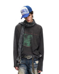 Peoplesense Puppet Figure Layered Long Sleeve T-Shirt Front View