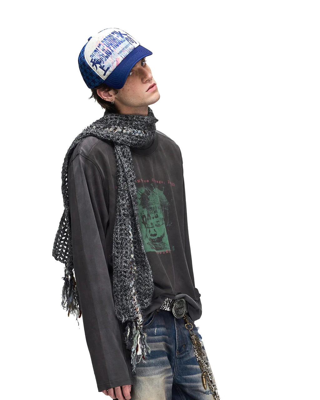 Peoplesense Puppet Figure Layered Long Sleeve T-Shirt