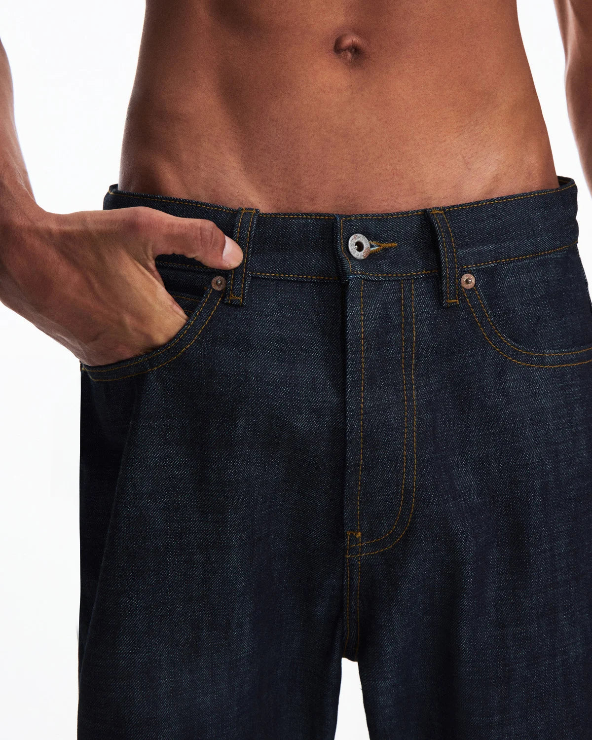 Peoplesense Red Selvedge Raw Denim Jeans