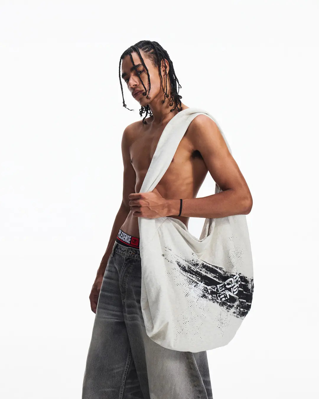 Peoplesense Racing Print Minimalist Shoulder Bag